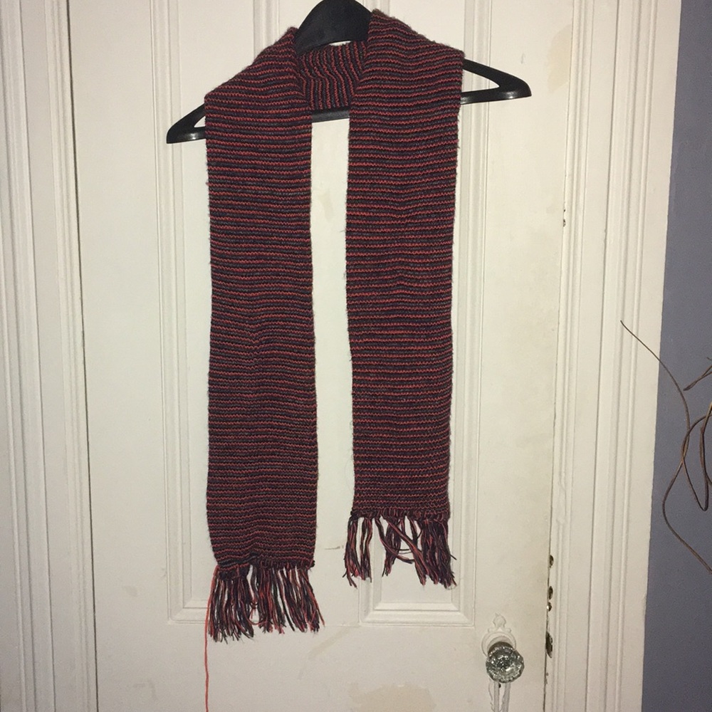 Orange Acrylic Scarf
